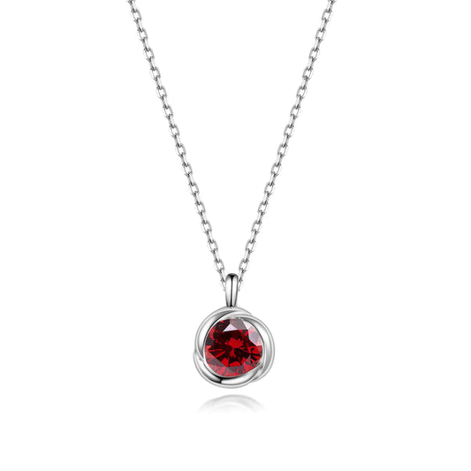 Ruby Rose July Birthstone Necklace