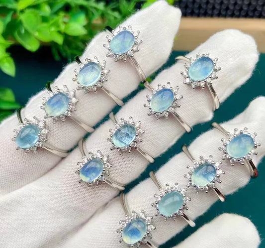 Celestial Blue Gemstone Ring