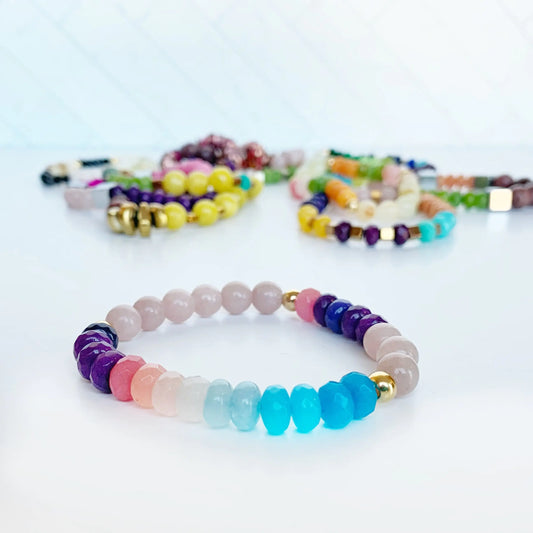 9 stone bracelet